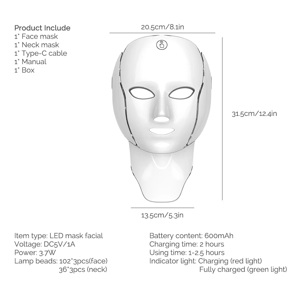 LED Light Therapy Mask™ – Face & Neck